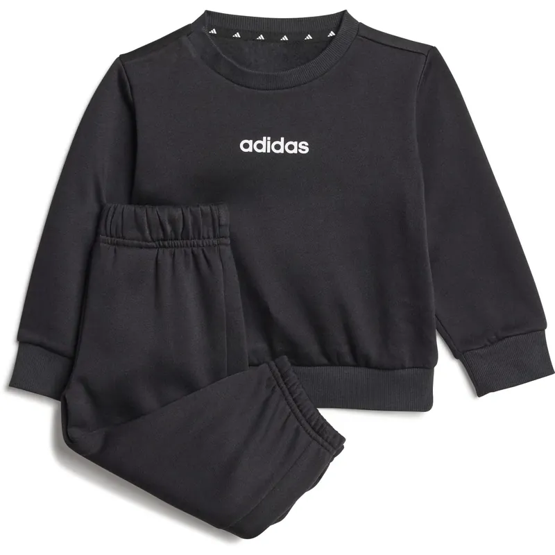 adidas Originals Black/White I Lin Fl Jog Sweat Set Rabatter