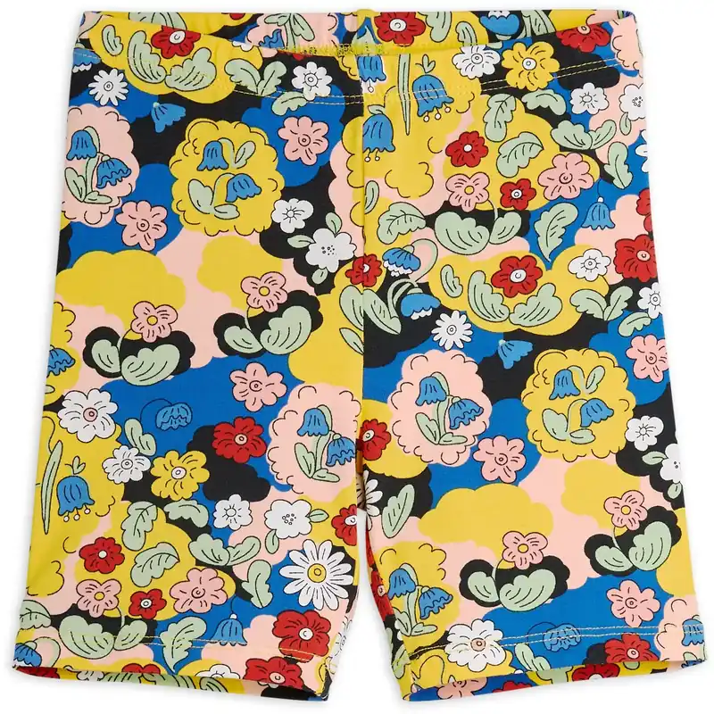 Säker betalning Mini Rodini Multi Flowers AOP Bike Shorts