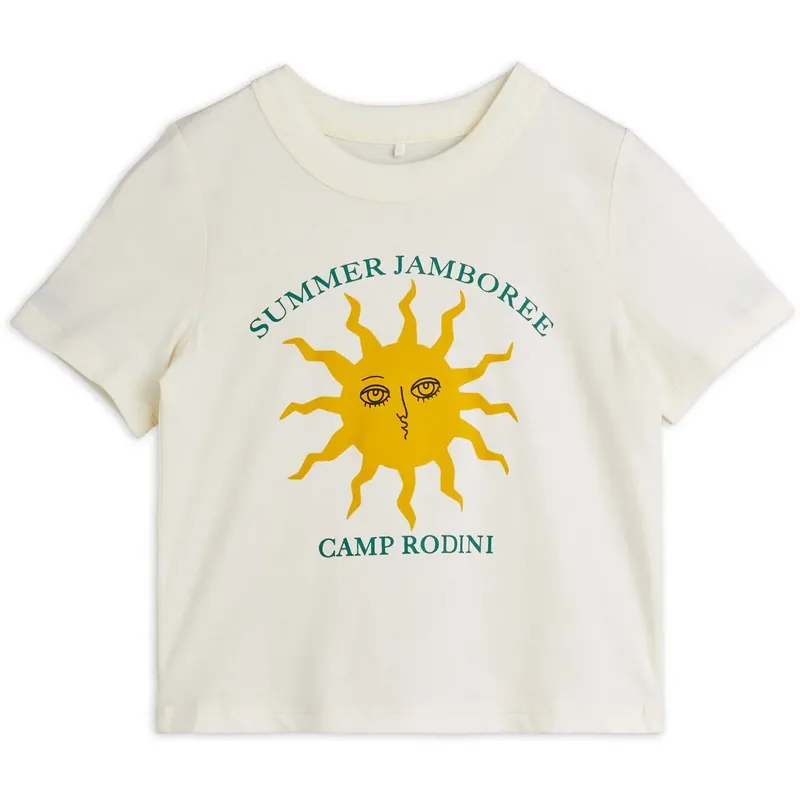 Mini Rodini Offwhite Sun Sp Ss Tee prisnedsättning