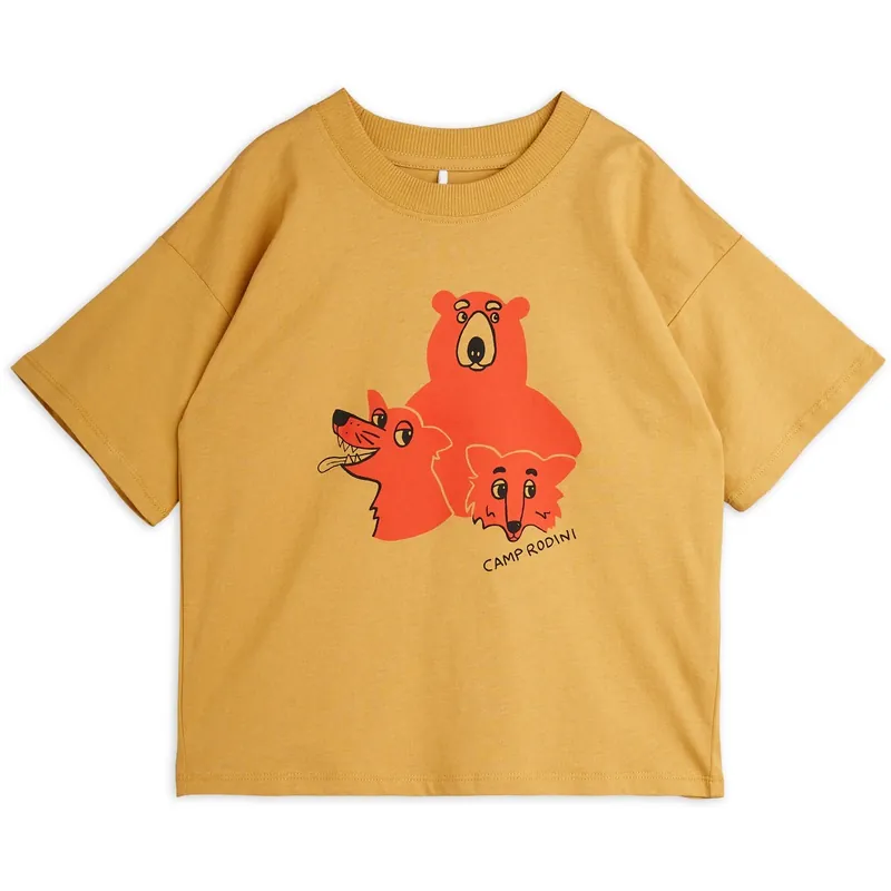 Mini Rodini Beige Camp Rodini Sp Ss Tee Lägg i varukorgen