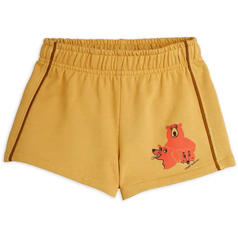 Rabatter Mini Rodini Beige Camp Rodini Sp Sweatshorts