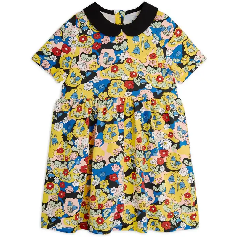 Mini Rodini Multi Flowers AOP Klänning Erbjudandepris