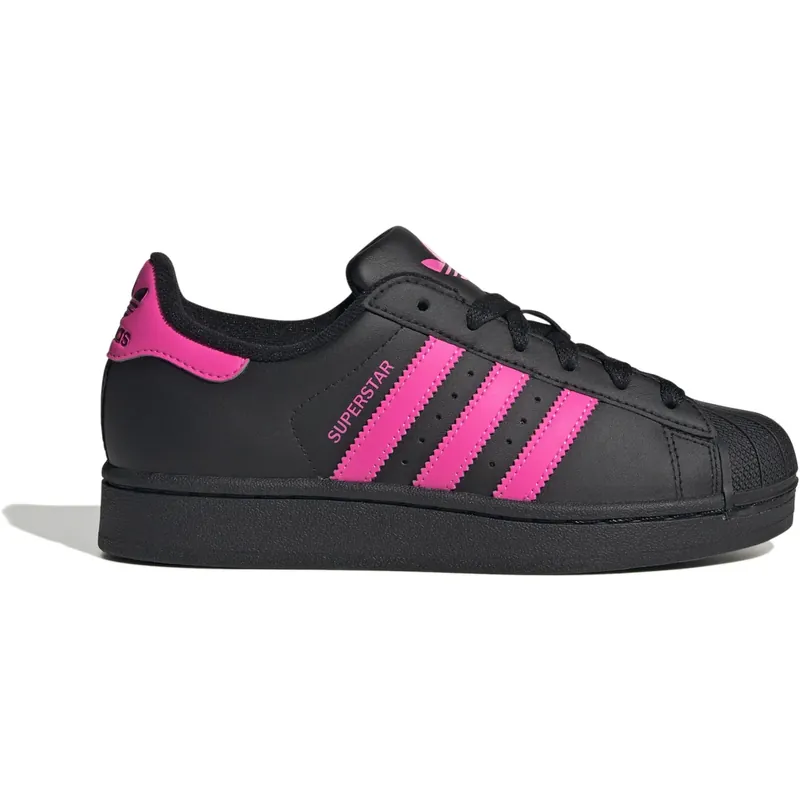 Fynd adidas Originals Core Black/Lucid Pink/Core Black Superstar Ii J Sneakers