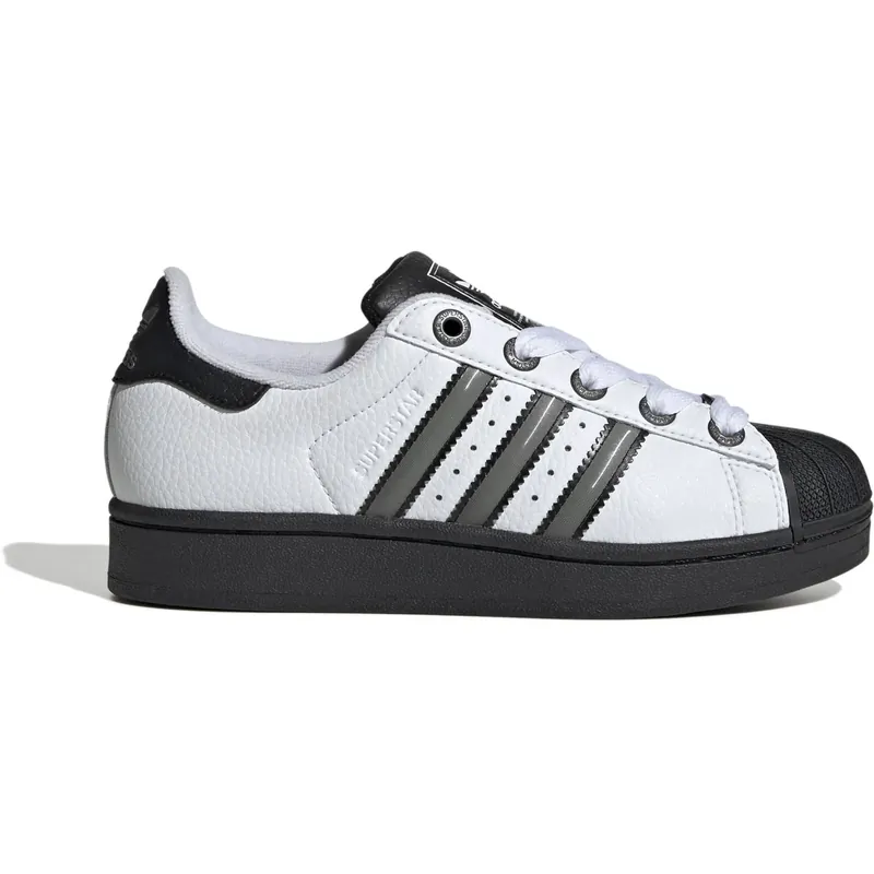 adidas Originals Ftwr White/Matte Silver/Core Black Superstar Ii J Sneakers Handla nu