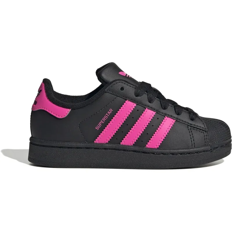 adidas Originals Core Black/Lucid Pink/Core Black Superstar Ii C Sneakers Endast idag