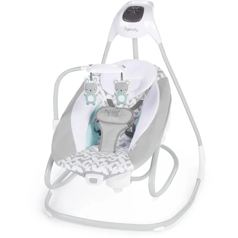 Ingenuity Grey Simplecomfort™ Compact Soothing Swing & Rocker™ - Raylan™ Lägg i varukorgen