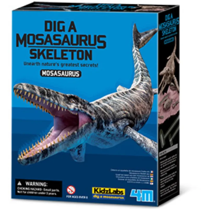 Rea 4M Udgrav Et Mosasaurus-Skelet