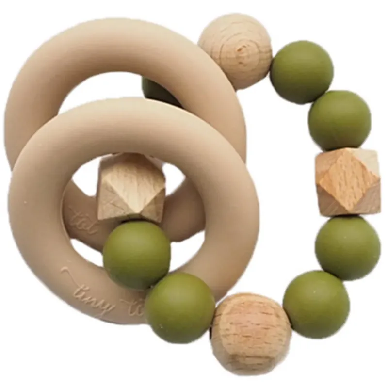 Tiny Tot Army Green Skallra Nordic Love prisnedsättning