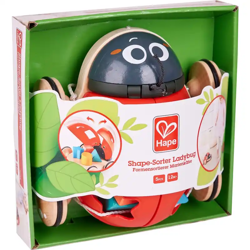 Populär Hape Shape Sorter Ladybug
