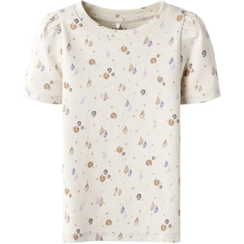 Fynd Name It Sandshell Nmfhiline Ss Slim Topp