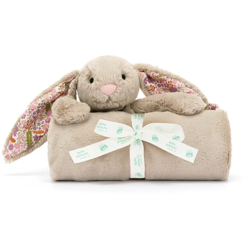 Reapris Jellycat Blyg Kanin, Beige Äng Filt