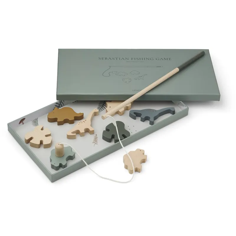 Rabatter LIEWOOD Dino / Hunter Green Multi Mix Sebastian Fishing Game