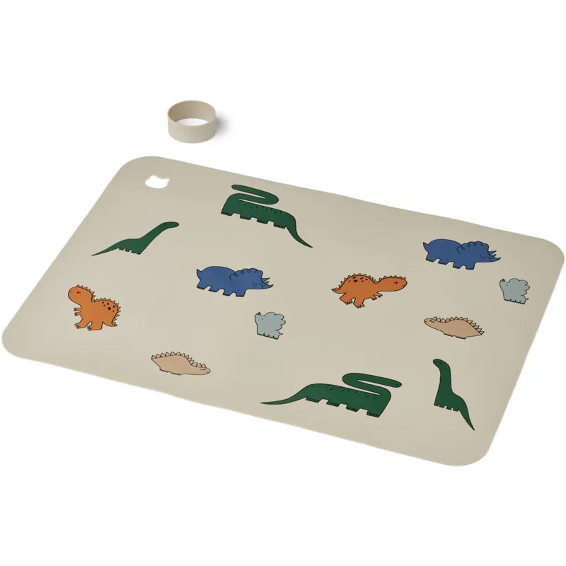 LIEWOOD Dinosaurs / Mist Jude Printed Bordsunderlägg Snabb leverans