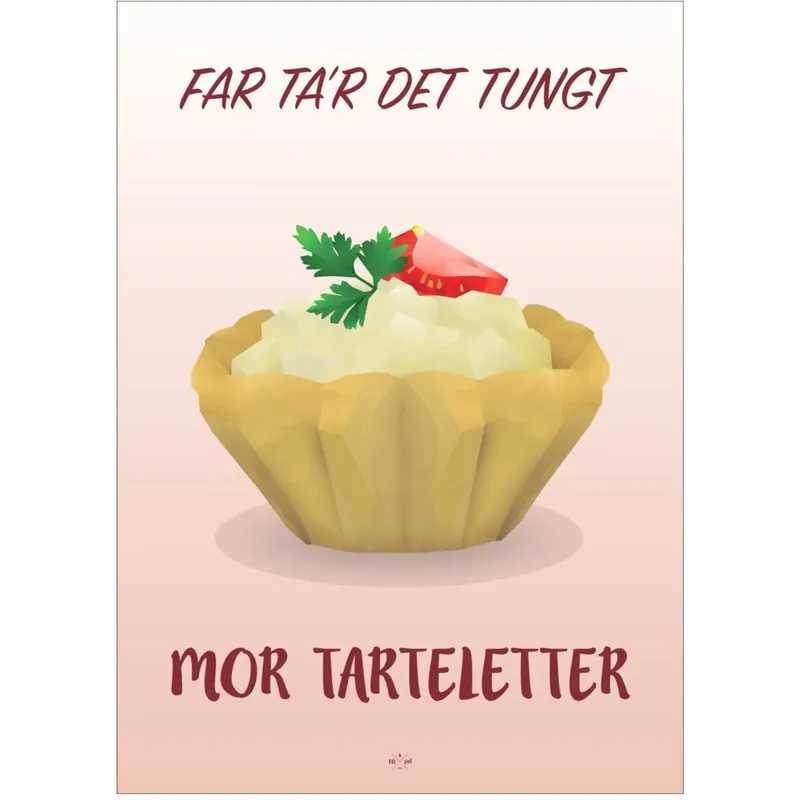 Sista chansen Poster & Frame Citatplakat - Mor Tarteletter