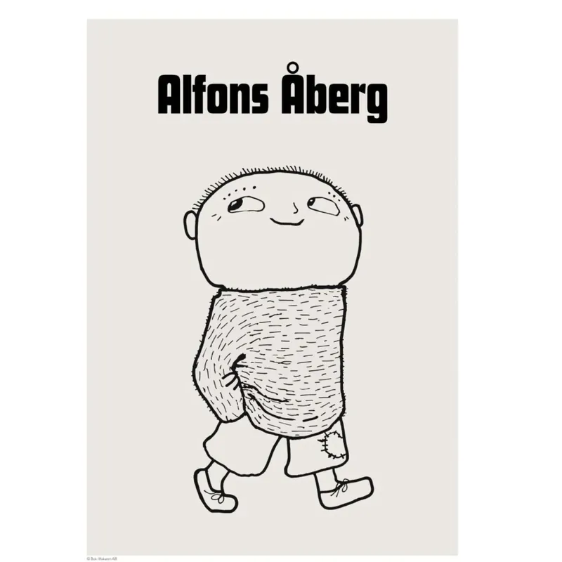 Extra rabatt Poster & Frame Alfons Åberg - Alfons Åberg - Hænder I Lommen