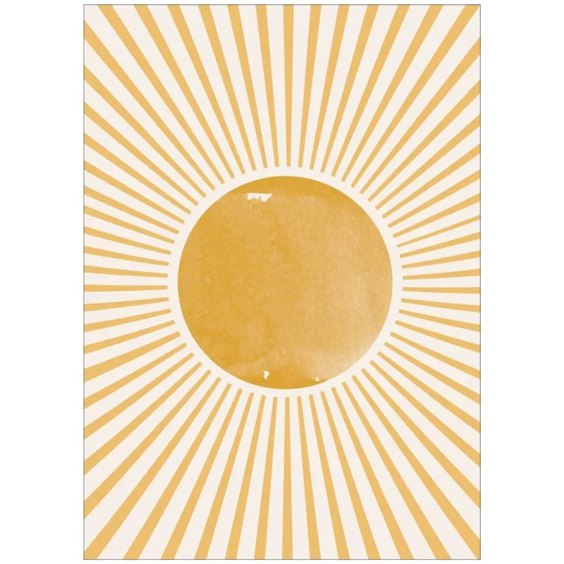 Poster & Frame THE MIUUS STUDIO - Boho Sun Nyhet