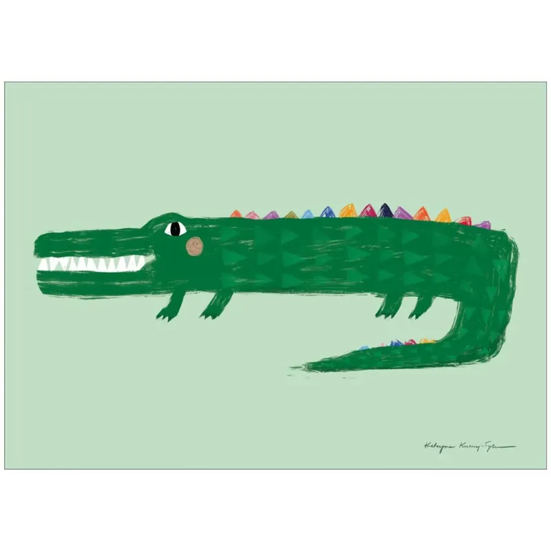 Poster & Frame Wild Apple - Crocodile Populär