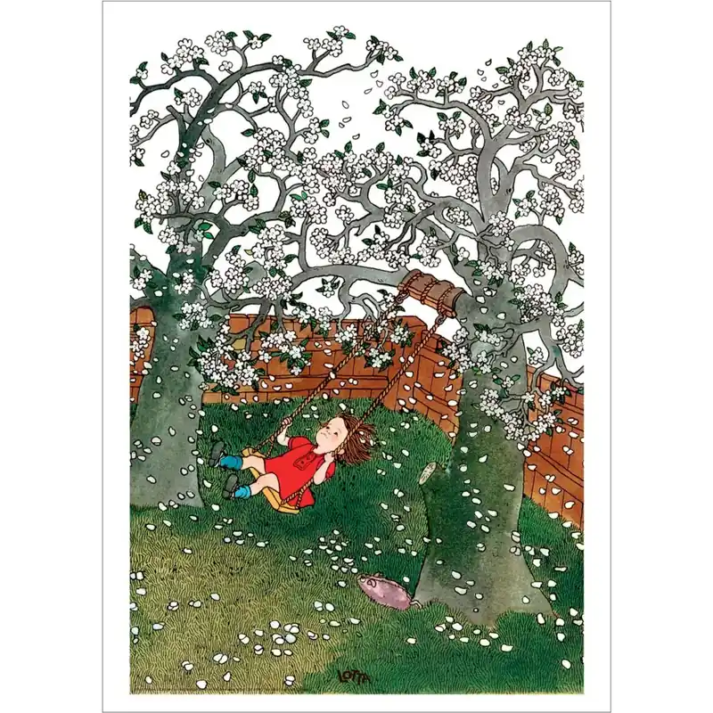 Poster & Frame Astrid Lindgren - Swing - Lotta On Troublemaker Street Rabatter