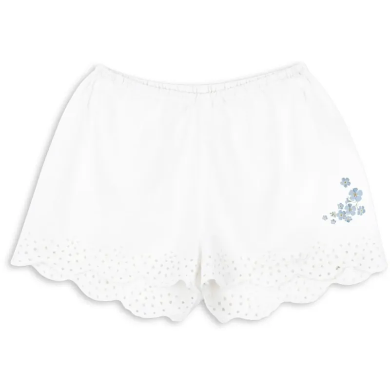 Konges Sløjd Optic White RHW X KS Fiori Shorts Gots Endast idag