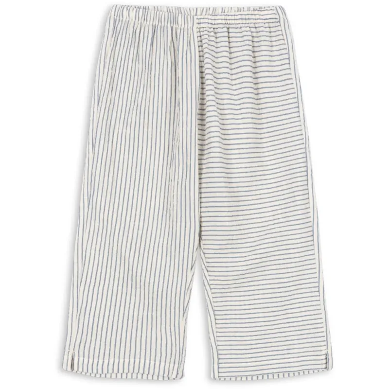 Konges Sløjd Stripe Bluie RHW X KS Duo Byxor Gots Rabatt