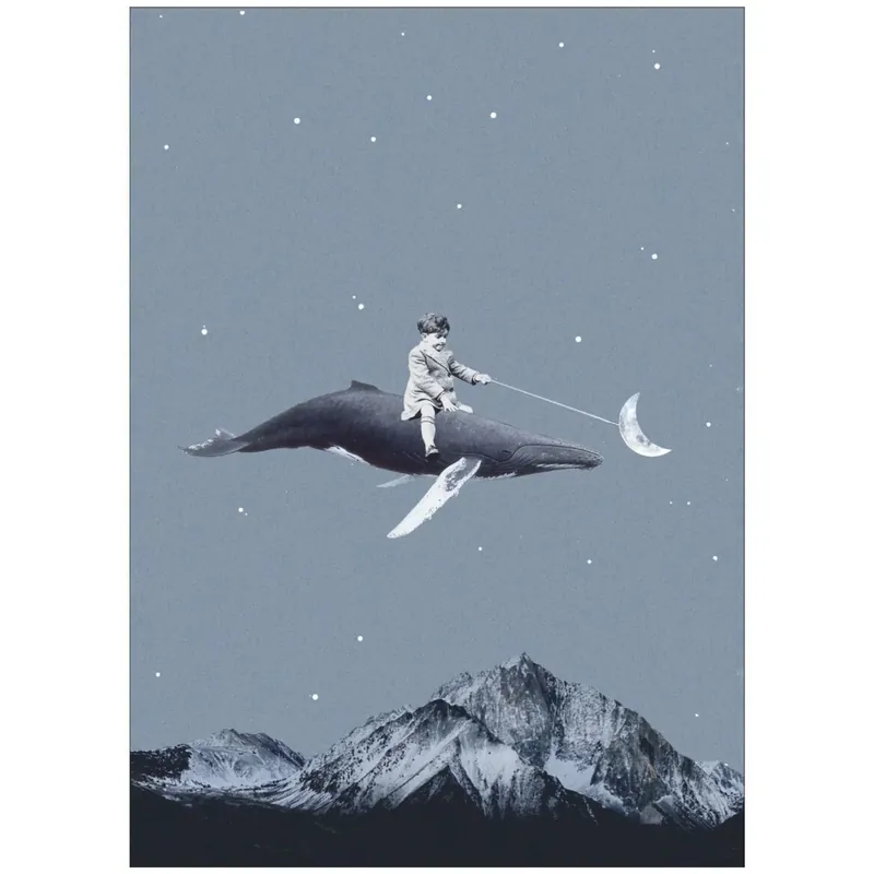 Poster & Frame Leon Maarten - Aim For The Moon Rabatt