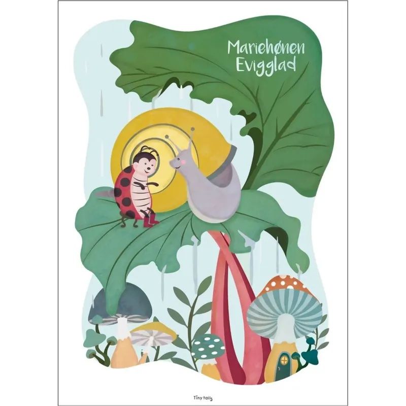 Populärt val Poster & Frame Tiny Tails - Mariehønen Evigglad