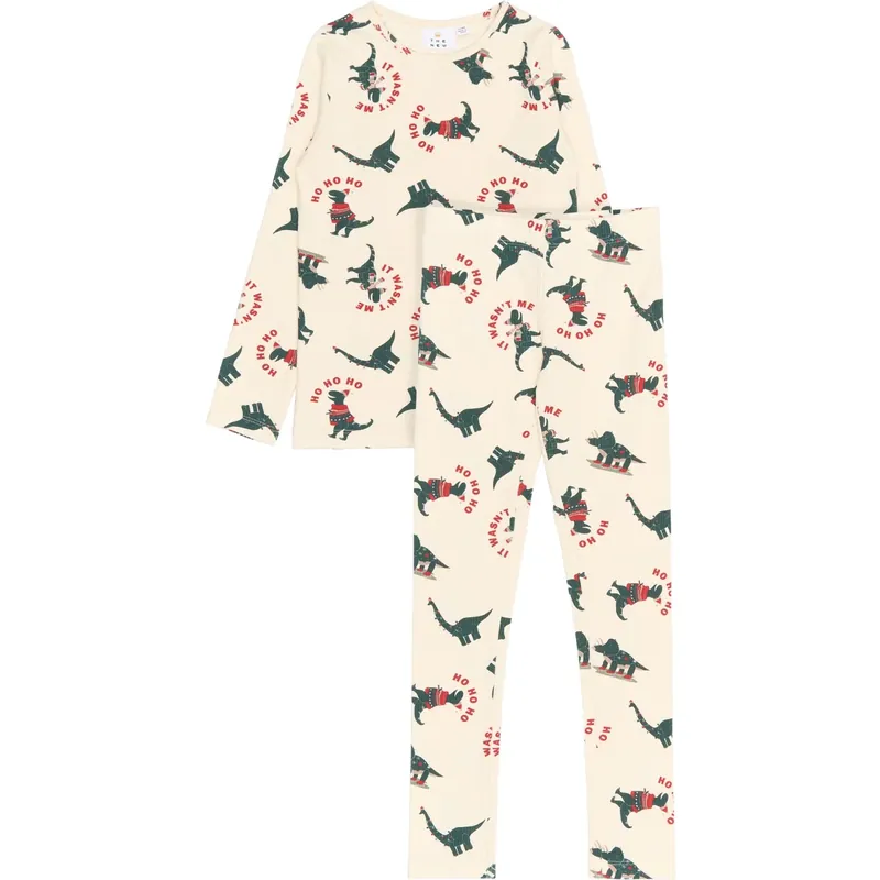 Nedsatt pris The New Gardenia Dino AOP Holiday Rib Night Sett