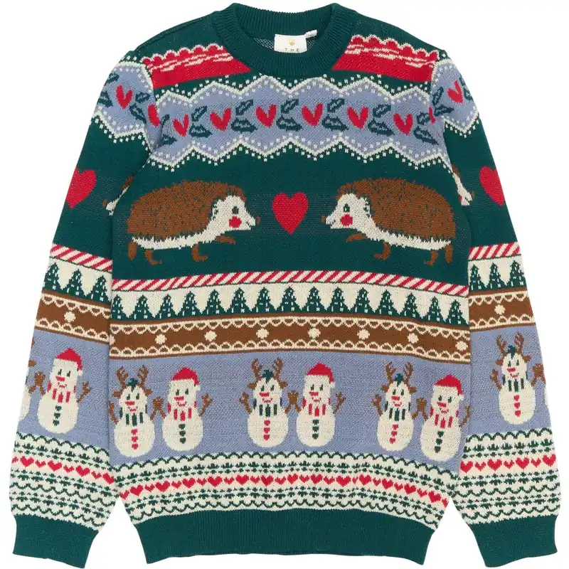 Nedsatt pris The New Multi Colour Holiday Jacquard Pullover