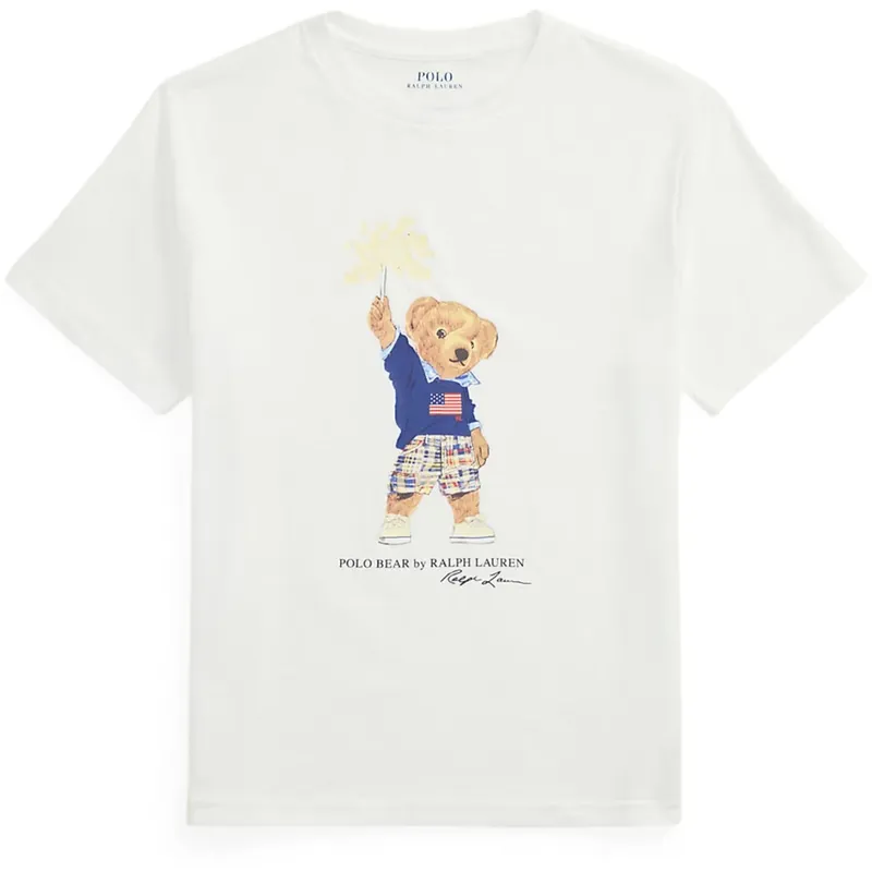 Polo Ralph Lauren Pf24 White Hyannis Bear T-Shirt Reapris