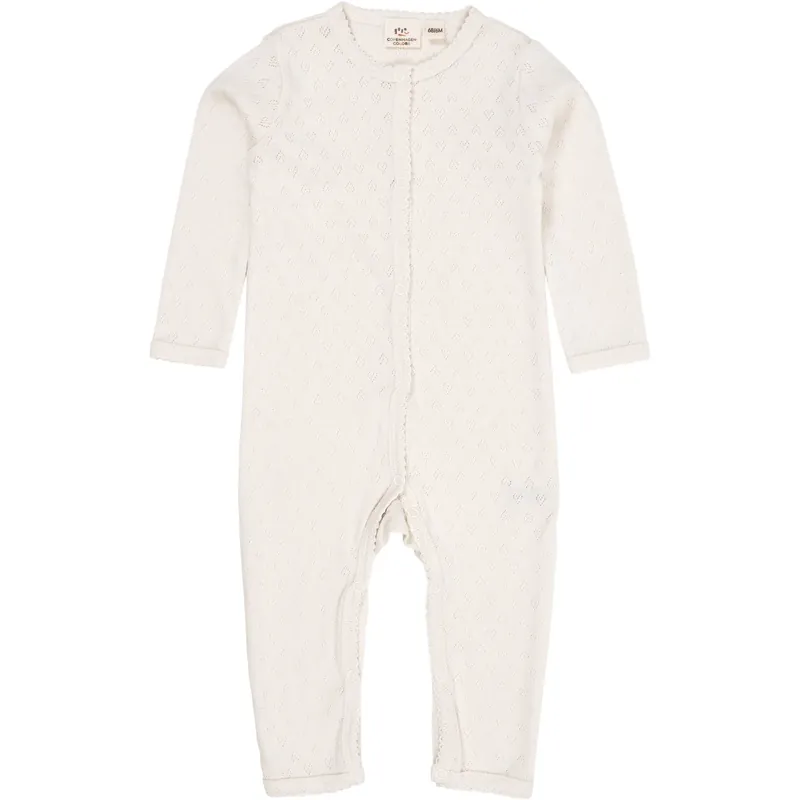 COPENHAGEN COLORS Cream Pointelle Heart Full Body Kampanj