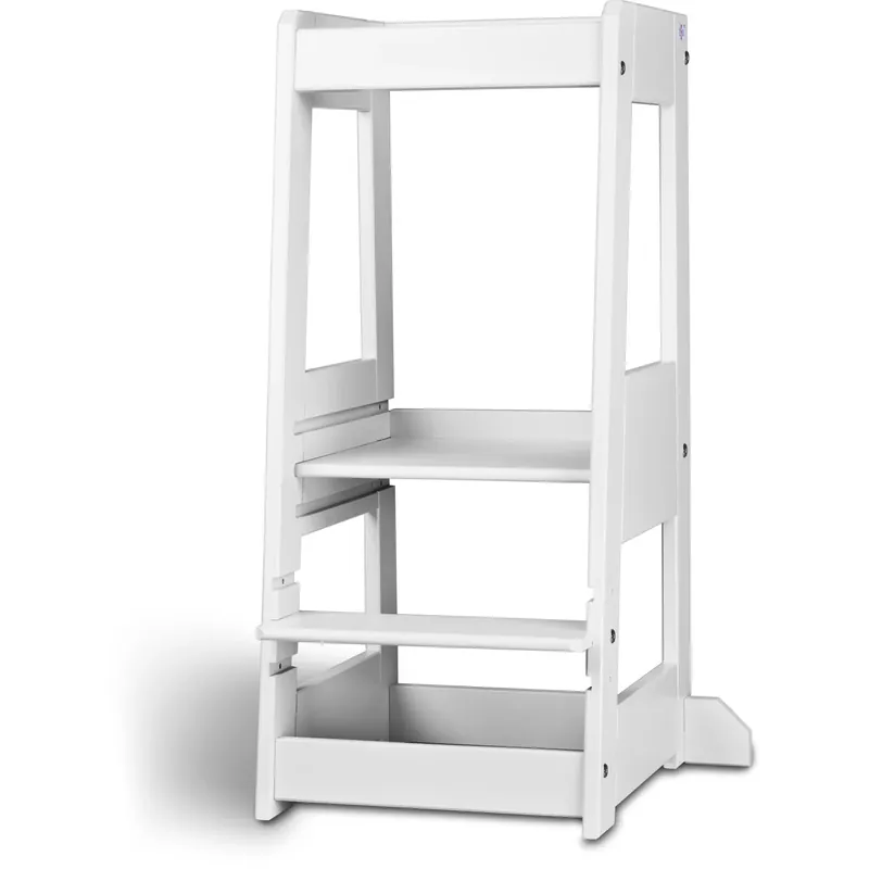 tiSsi® White Laquer Felix Lärande Torn Massiv Bok Populärt val