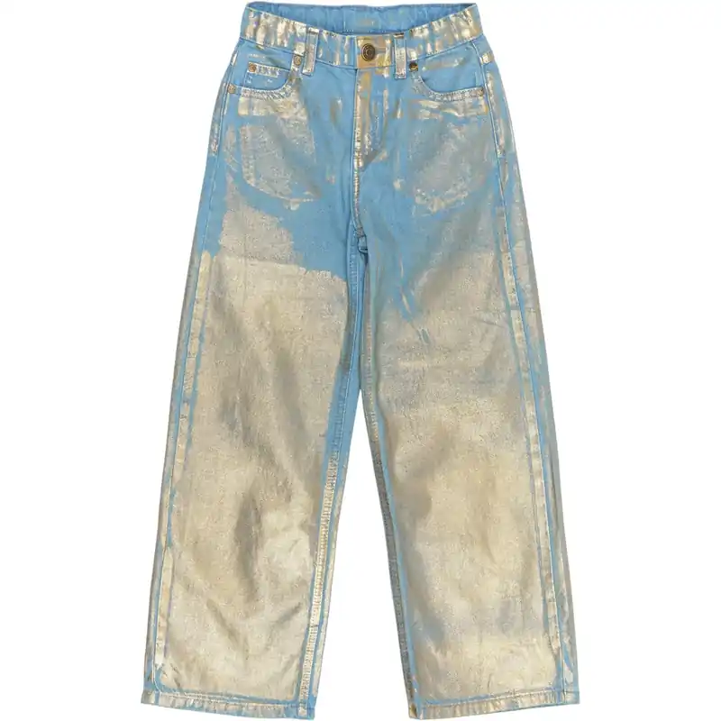 The New Light Blue Denim Rosanna Wide Jeans Sista chansen