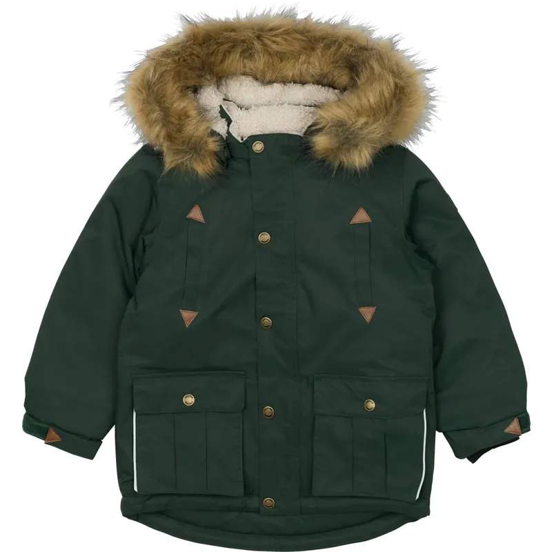 Snabb frakt Mikk-Line Darkest Sprouse Twill Nylon Boy Parca