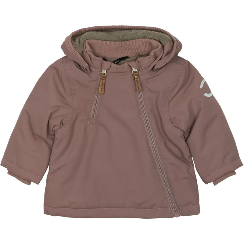 Mikk-Line Twilight Mauve Nylon Baby Jacka - Solid Kampanj