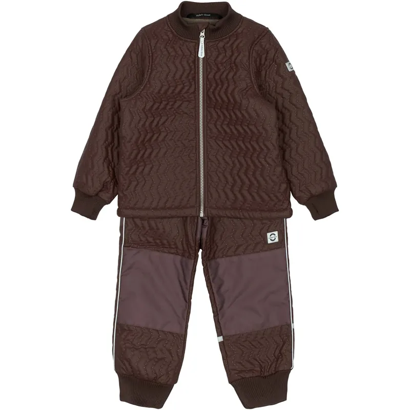 Mikk-Line French Roast Täcke Sett W. Fleece Populär