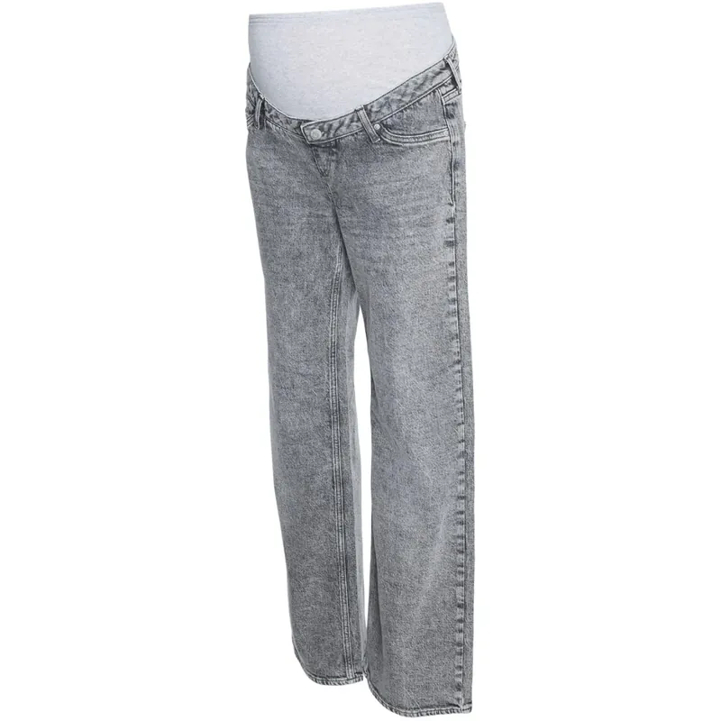 Vero Moda Maternity Medium Grey Denim Vmmtessa Wide Jeans Ra206 Ga Noos Sänkt pris
