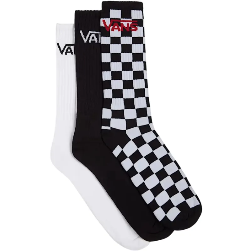 Endast denna vecka VANS Black/White Classic Strumpor 3-Pack