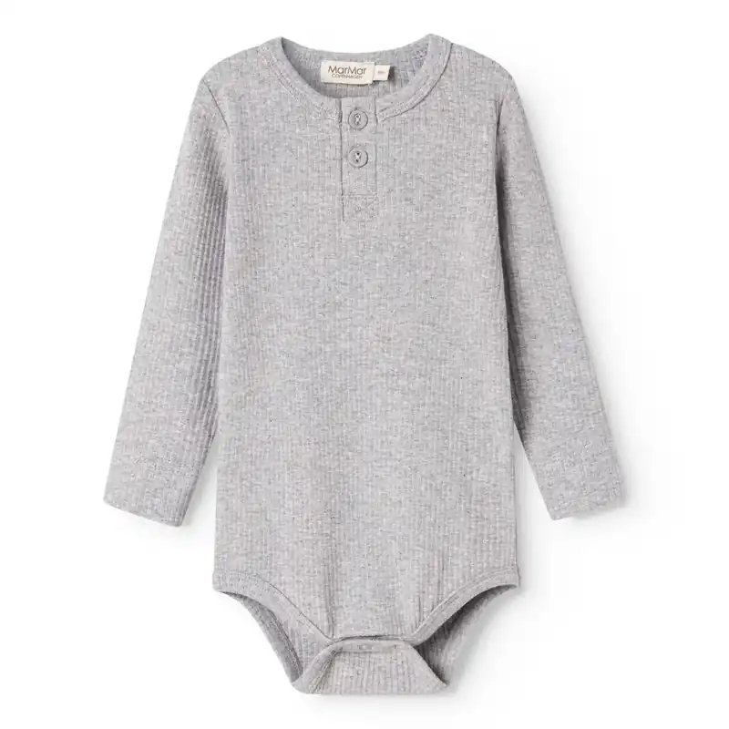 Säker betalning MarMar Modal Melange Light Grey Melange Body LS