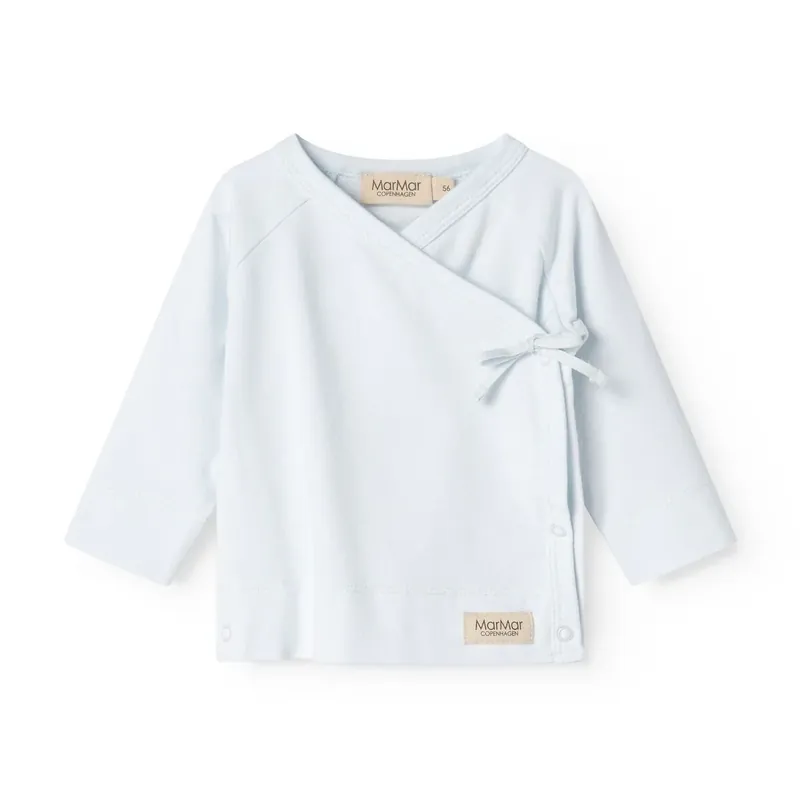 Nyhet MarMar Modal New Born Light Blue Tut Omlott LS Blus