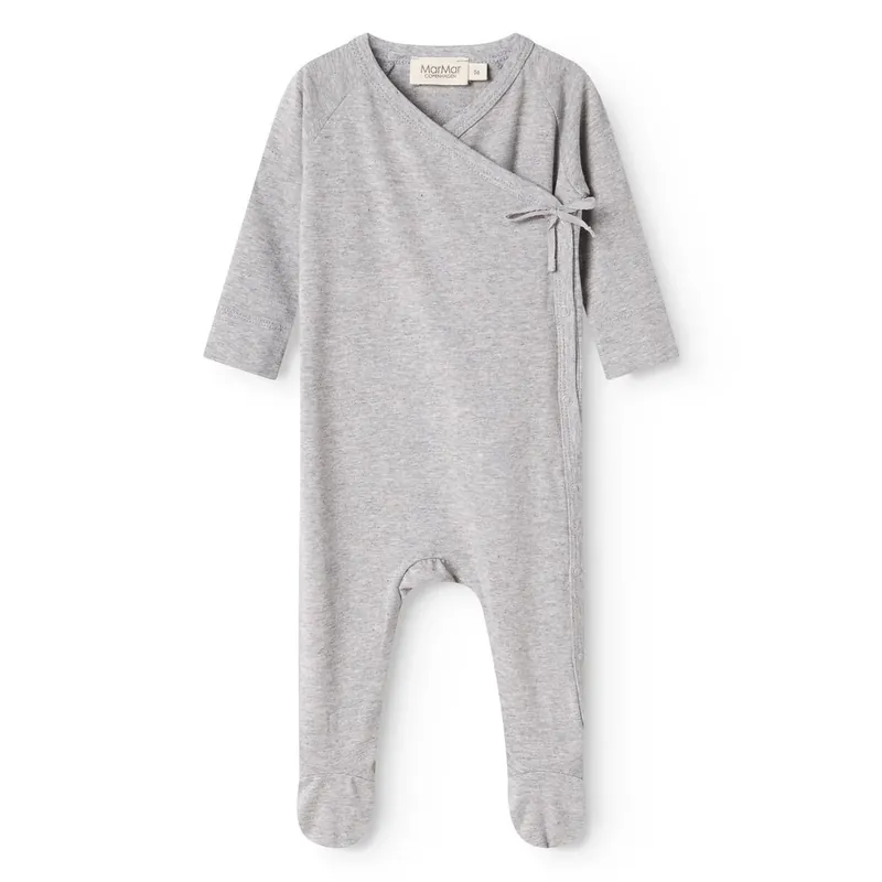 Snabb frakt MarMar Modal New Born Light Grey Melange Rubetta Full Body
