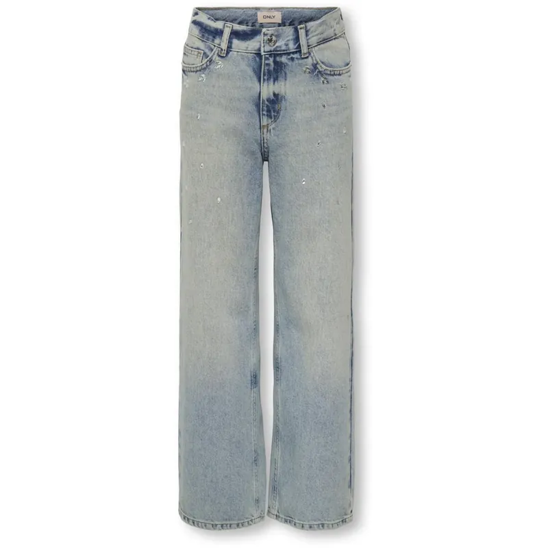 kids ONLY Medium Blue Denim Rhinestones Kogella Mw Rhinestone Wide Tai518 Dnm Begränsad tid