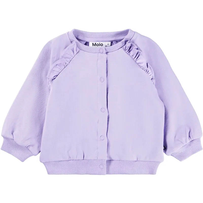 Rabatter Molo Faded Purple Daphne Sweat Cardigan