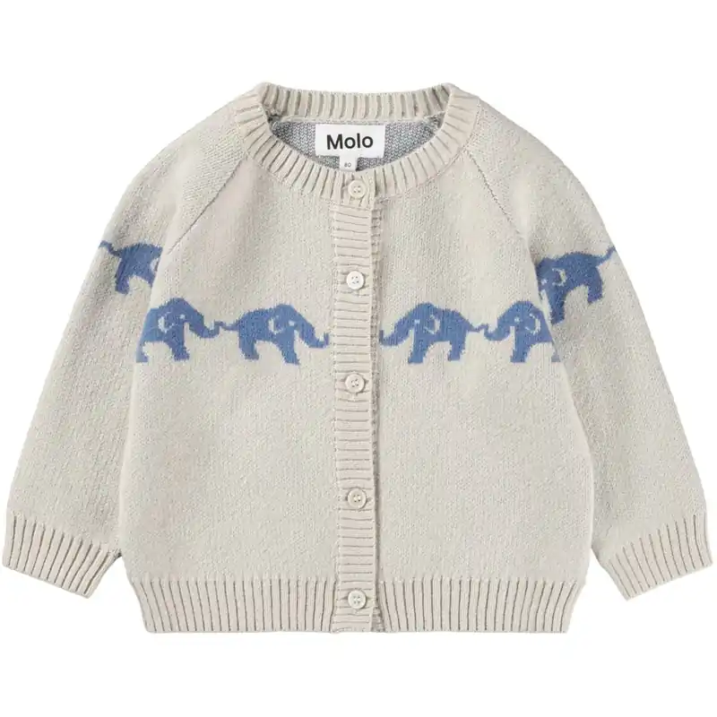 Trygg betalning Molo Blue Elephants Bobi Cardigans