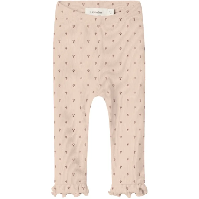 Lil‘Atelier Cameo Rose Nbfgago Kny Slim Leggings Lil prisnedsättning