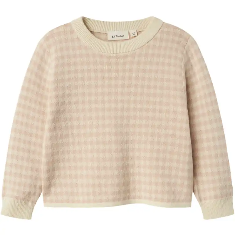 Lil‘Atelier Cameo Rose Nmfnadie Ls Loose Stickad Lil Köp nu
