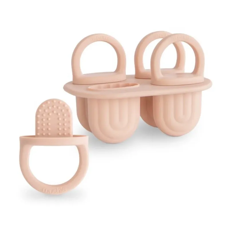 Mushie Blush Toddler Ice Pop Tray Outlet