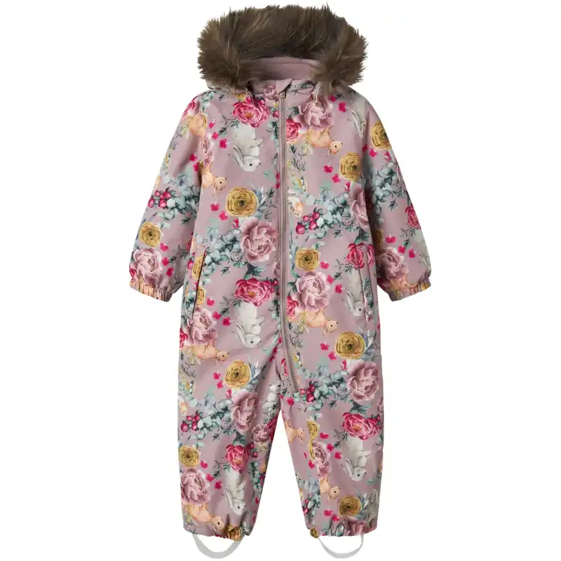 Name It Woodrose Flower Rabbit Nmfsnow10 Dräkt Aop Fo Noos Beställ nu