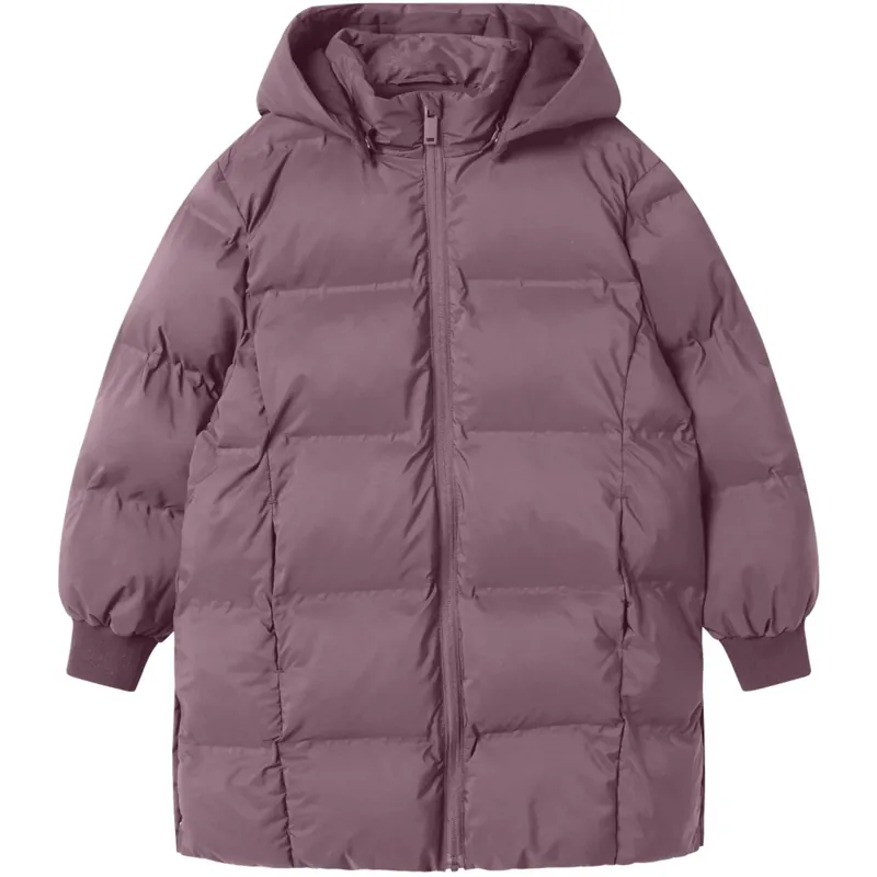 Begränsat antal Name It Grape Shake Nkfmusk Puffer Jacka Long Tb