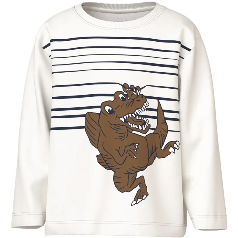 Name It Cloud Dancer Dino Hi Nmmvilasse Ls Nreg Topp Snabb leverans