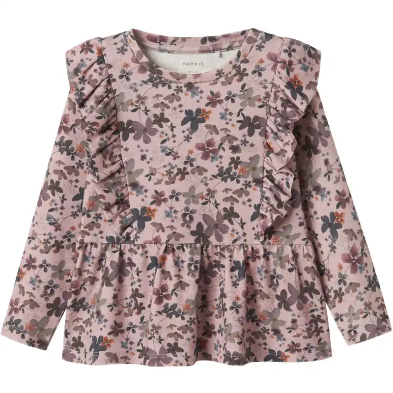 Beställ idag Name It Burnished Lilac Nmfnaline Ls Topp